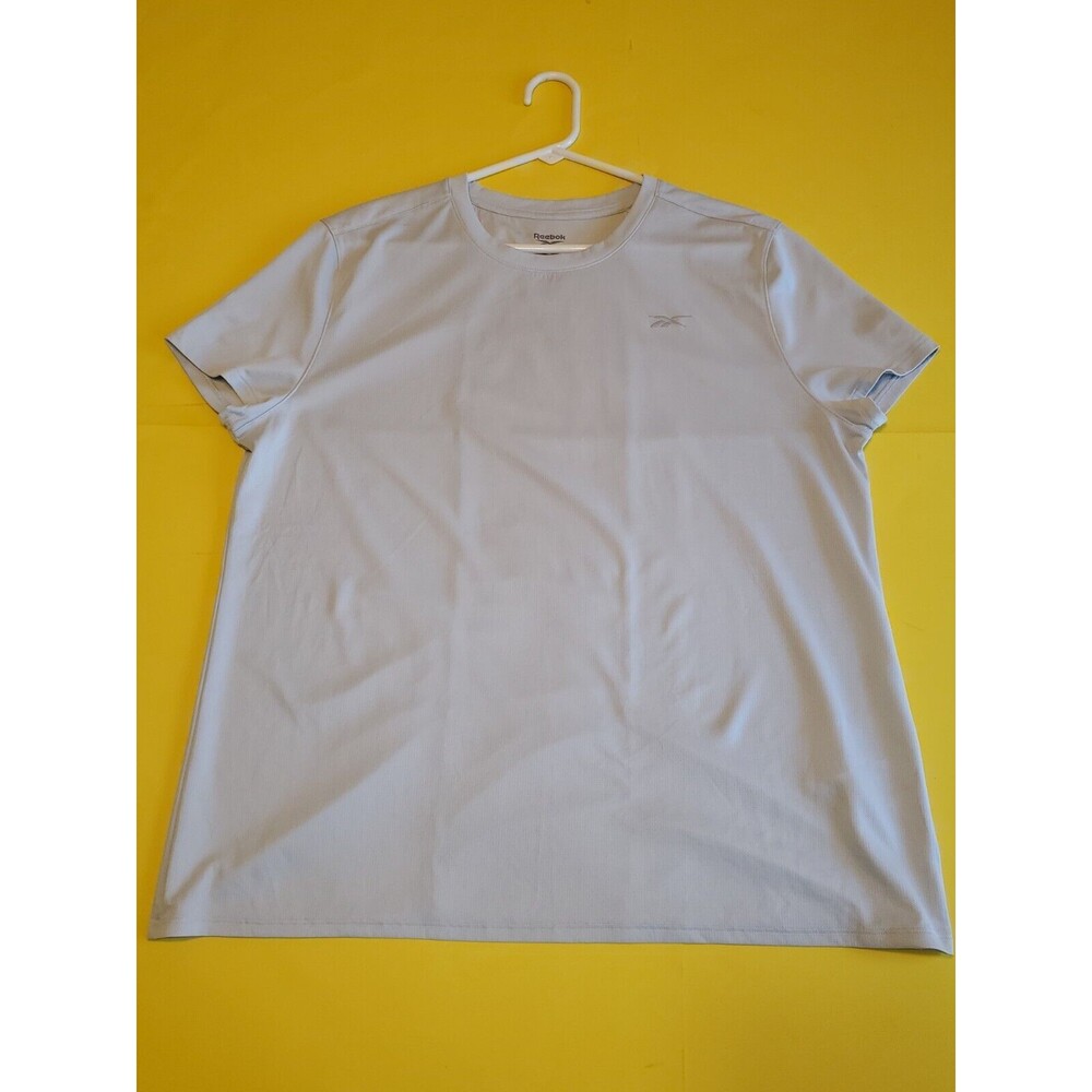 Reebok 2xl Womens T-Shirt Lightweight Breathable Short Sleeve Gray Athleisure